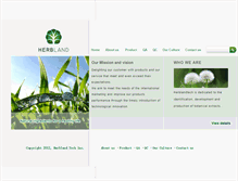 Tablet Screenshot of herblandtech.com